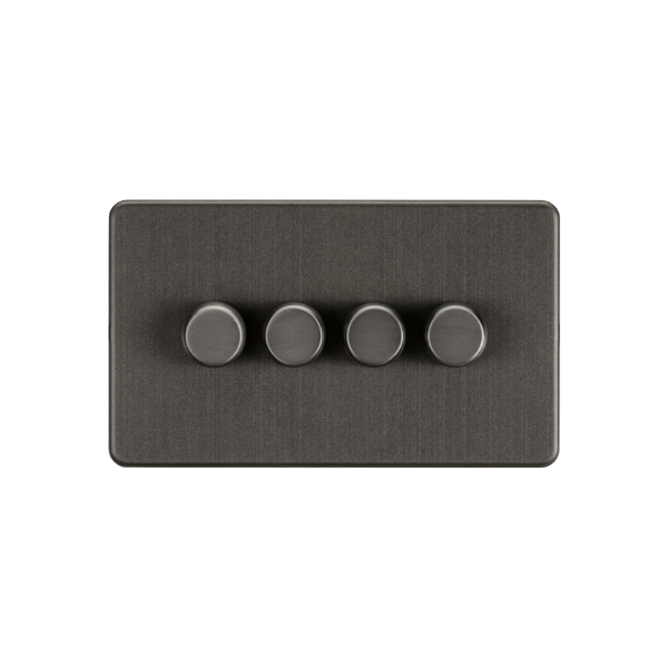 Smoked Bronze 4G 2-way 10-200W (5-150W LED) Intelligent dimmer - SF2194SB