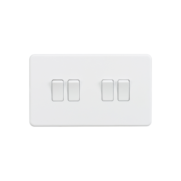 Matt White 10AX 4G 2-way Switch - SF4100MW