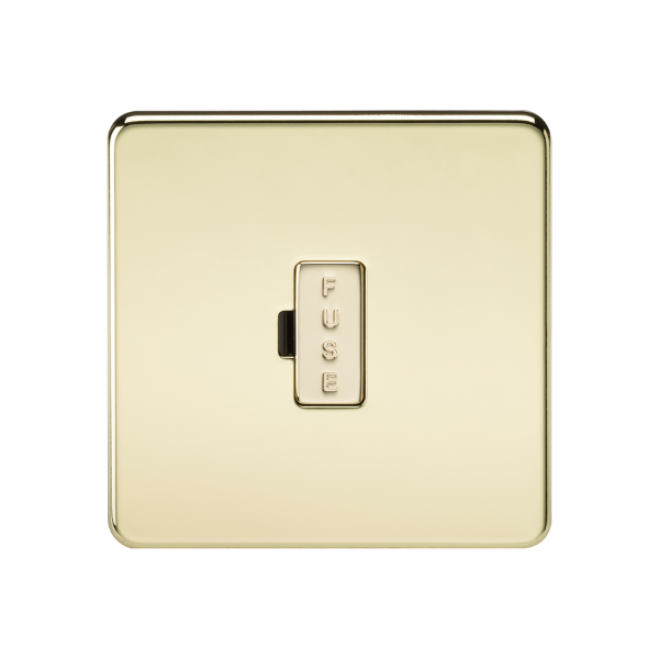 Polished Brass 13A Fused Spur Unit - SF6000PB