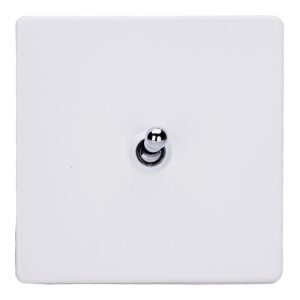 Varilight Primed 1-Gang 10A Intermediate Toggle Switch with Chrome Toggle - XDYT7S.PD