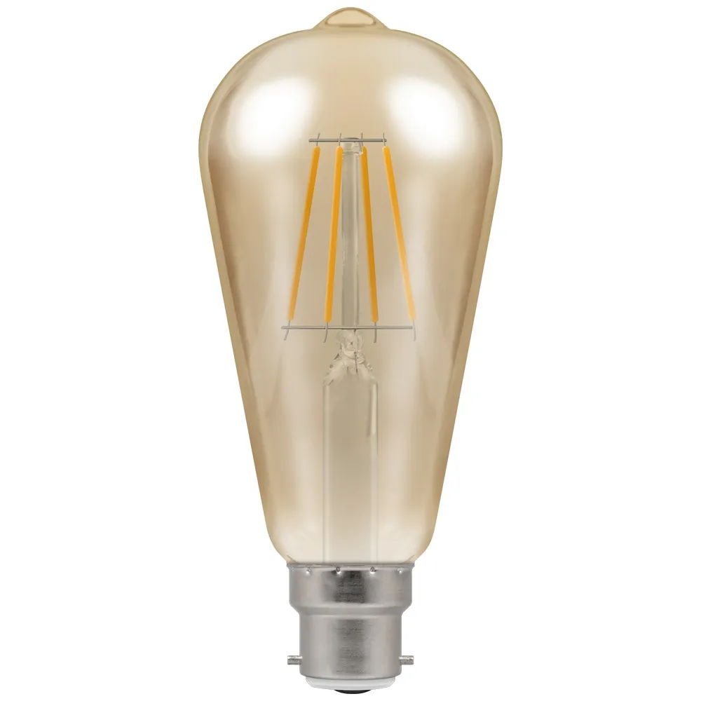LED ST64 Filament Antique • Dimmable • 5W • 2200K • BC-B22d