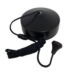10a Lighting Pull Cord Matt Black - PULL69MB