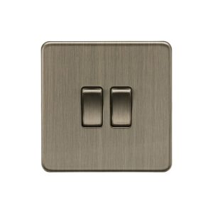 Antique Brass 10AX 2G 2-Way Switch - SF3000AB