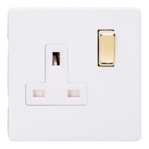 Varilight 1-Gang 13A Double Pole Switched Socket - XDY4VWS.PD