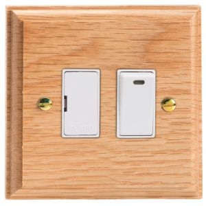 Varlight Kilnwood 13A Switched Fused Spur with Neon - XK6NOW