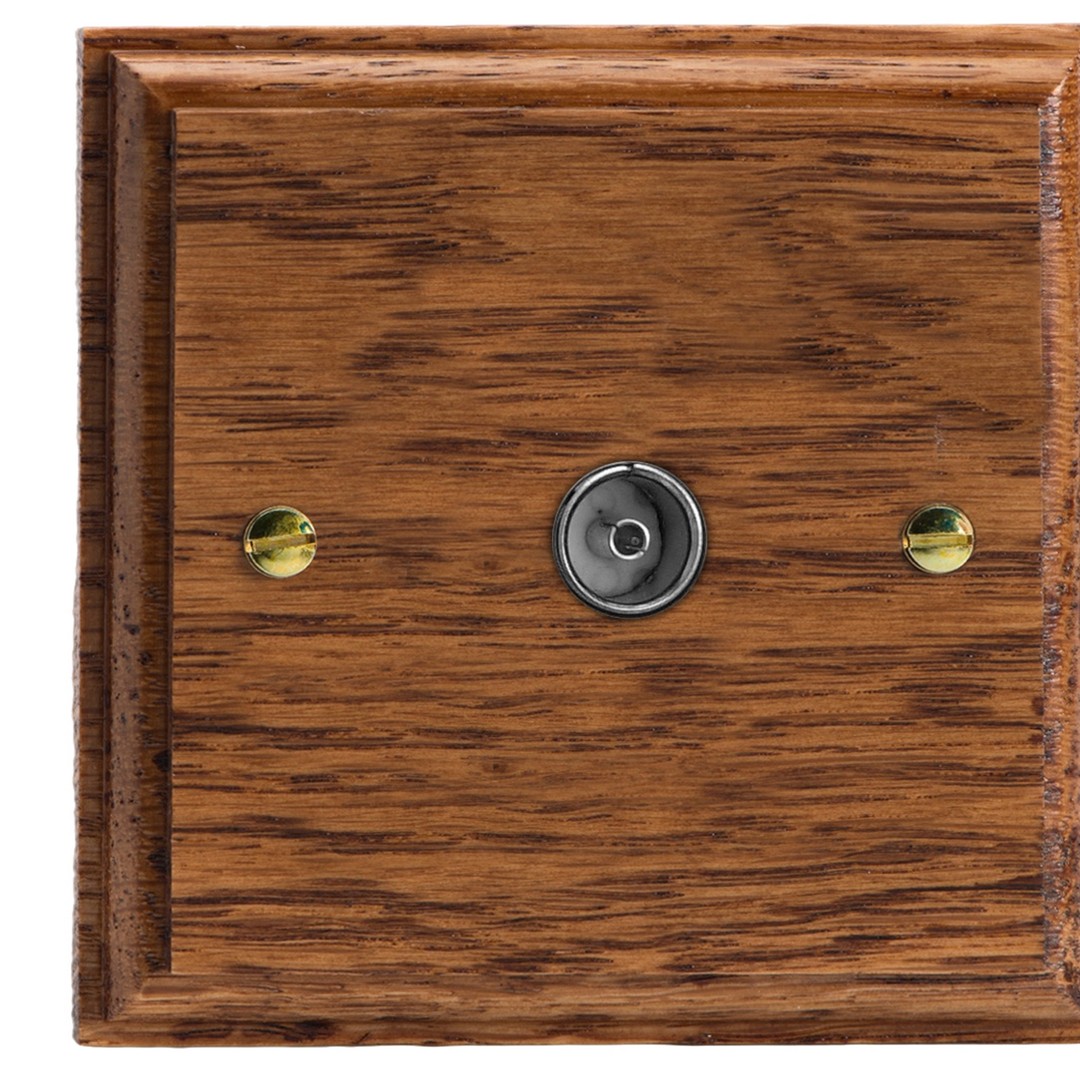 Varilight Kilnwood 1-Gang TV Socket/ Co-Axial - XK8MO