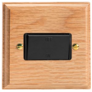 Varilight Kilnwood 10A Fan Isolating Switch (3 Pole) - XKFIOB