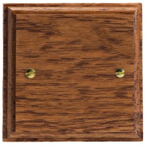 Varilight Kilnwood Single Blank Plate - XKSBMO