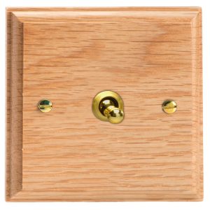 Varilight Kilnwood 1-Gang 10A 1- or 2-Way Toggle Switch - XKT1O