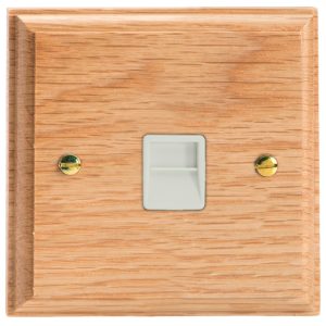 Varilight Kilnwood 1-Gang Telephone Master Socket - XKTMOW