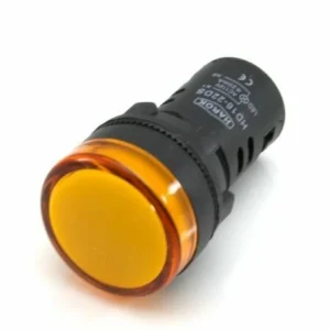 22mm YELLOW Pilot Light LED Indicator 110V AC/DC - VHD16-22Y110